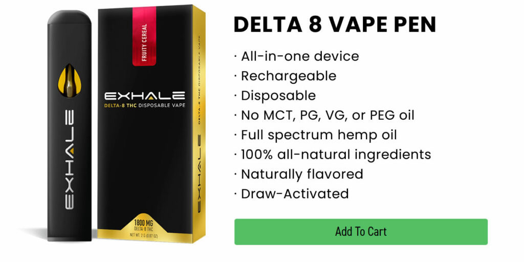 DELTA 8 DISPOSABLE VAPE PEN