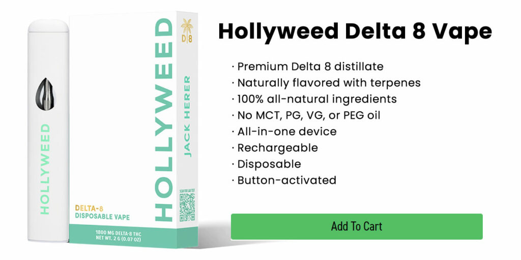 Hollyweed DELTA 8 DISPOSABLE VAPE PEN