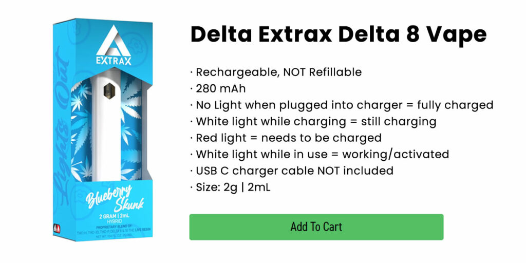 Delta Extrax Delta 8 Vape