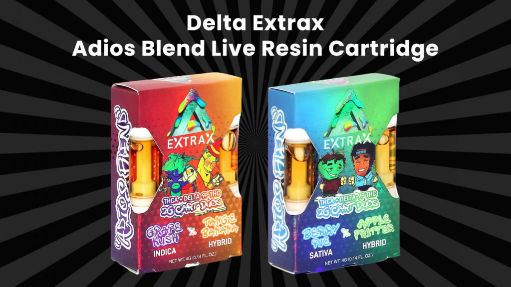 Delta Extrax - Adios Blend Live Resin Cartridge