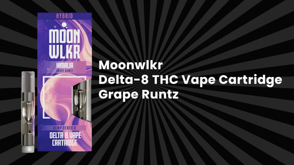 Moonwlkr - Delta-8 THC Vape Cartridge - Grape Runtz