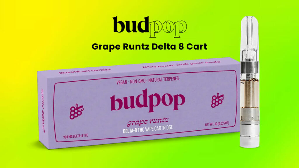 BudPop - Grape Runtz Delta 8 Cart