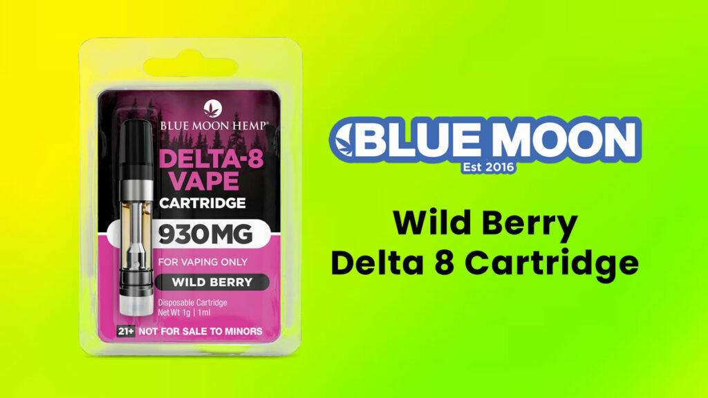 Blue Moon Hemp - Wild Berry Delta 8 Cartridge