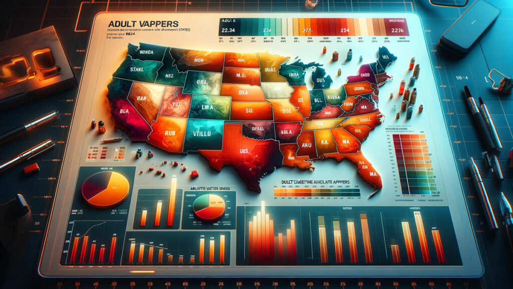 Vaping On The Rise in the South, Led by Tennessee vaping trends in america