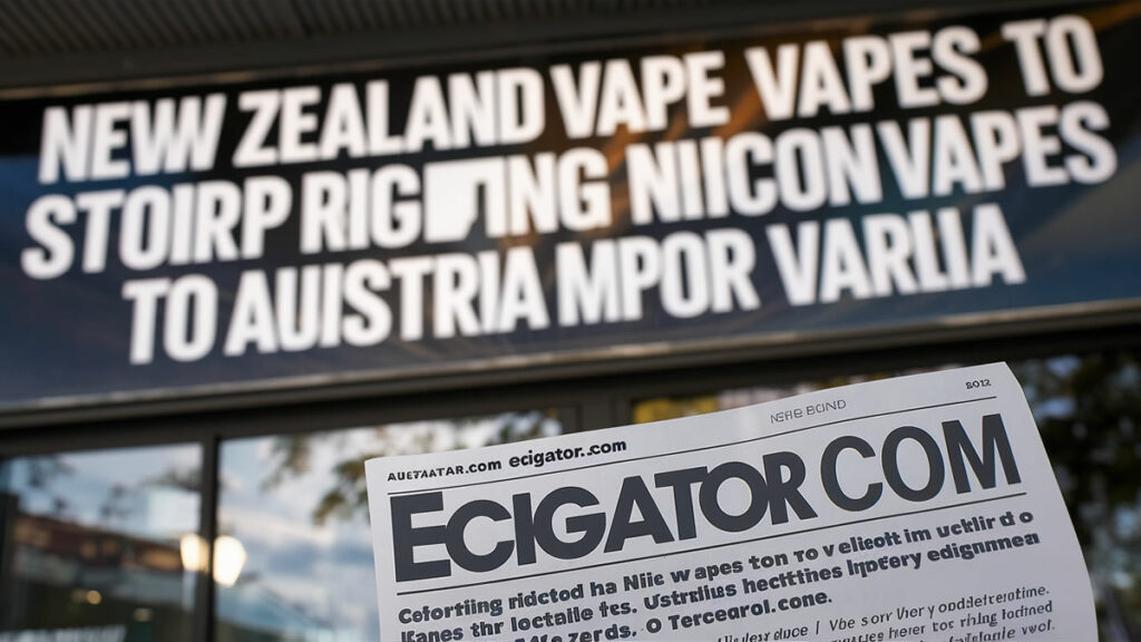 NZ Vape Seller Ignores Australia's Nicotine Import Ban