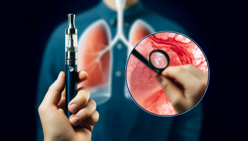 CBD vape lung health impact