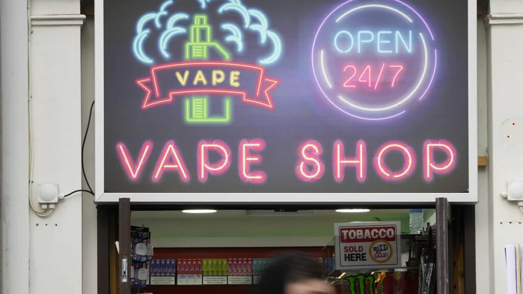 UK bans disposable e-cigarettes