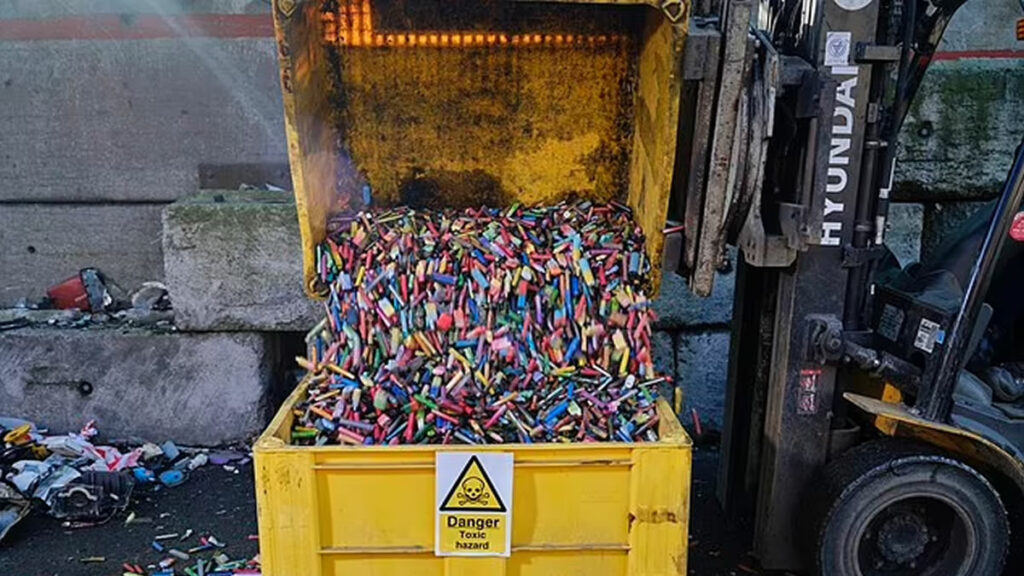 Campaigners Warn Cheap ‘Big Puff’ Vapes Drive Waste Crisis as Single-Use Ban Looms big puff vapes, waste crisis, UK