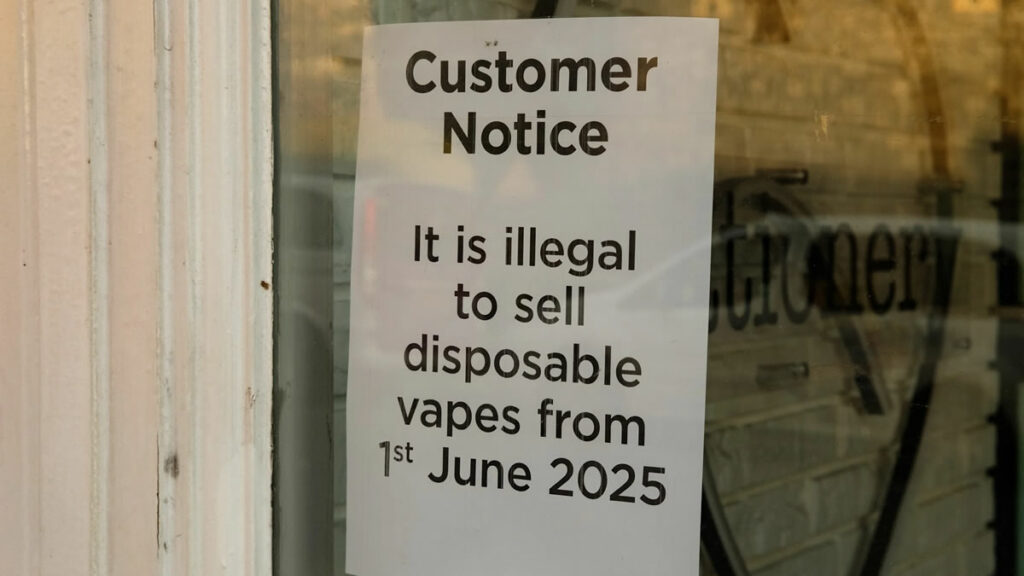 UK Disposable Vape Ban