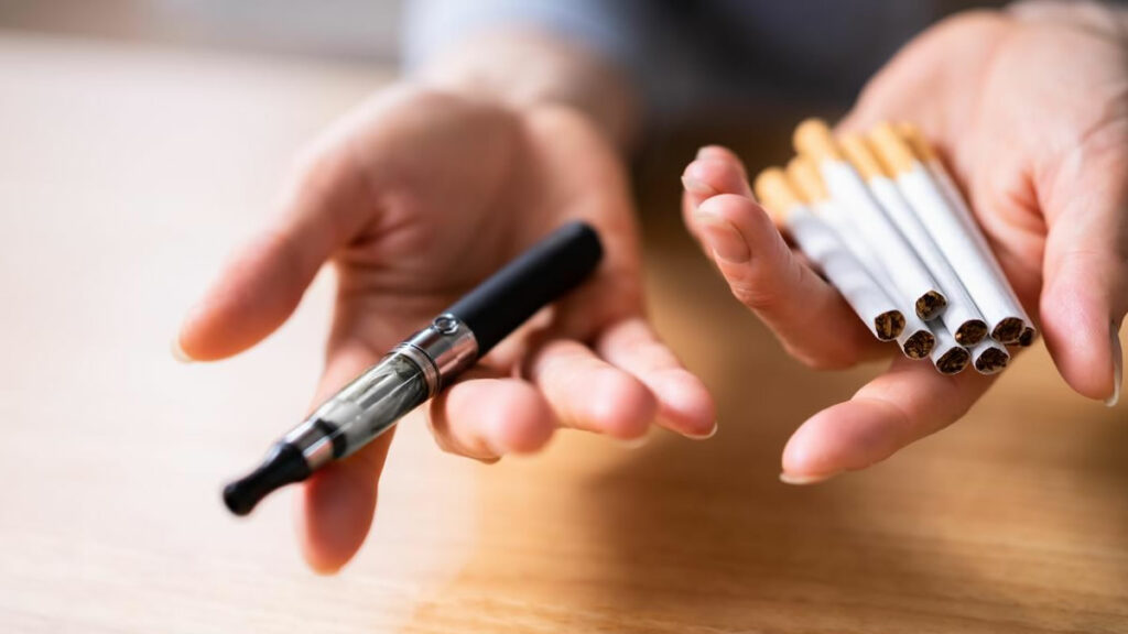 e-cigarettes vs patches